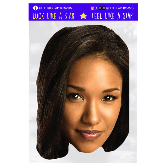 Candice Patton Mask Iris West The Flash Actress Celebrity Masks