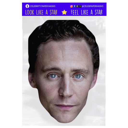 Tom Hiddleston Masks Actor Celebrity Mask