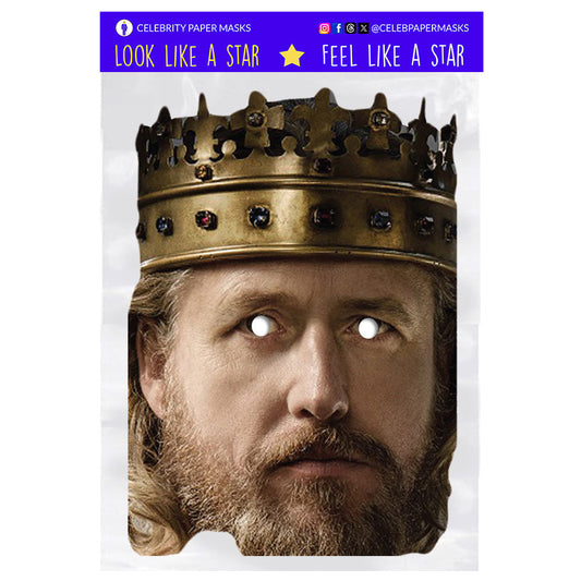 Linus Roache Mask King Ecbert Vikings Actor Celebrity Masks