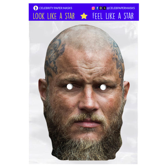 Travis Fimmel Mask Ragnar Lothbrok Vikings Actor Celebrity Masks