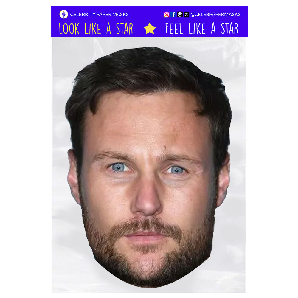 Jordan Patrick Smith Mask Ubbe Vikings Actor Celebrity Masks ...