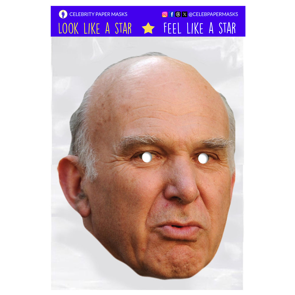 Vince Cable Mask Democratic Party United States Politician Masks