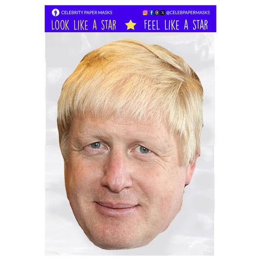 Boris Johnson Mask Conversative UK Politician Prime Minister Masks