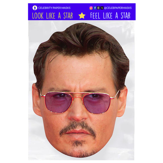 Johnny Depp Masks Actor Celebrity Mask