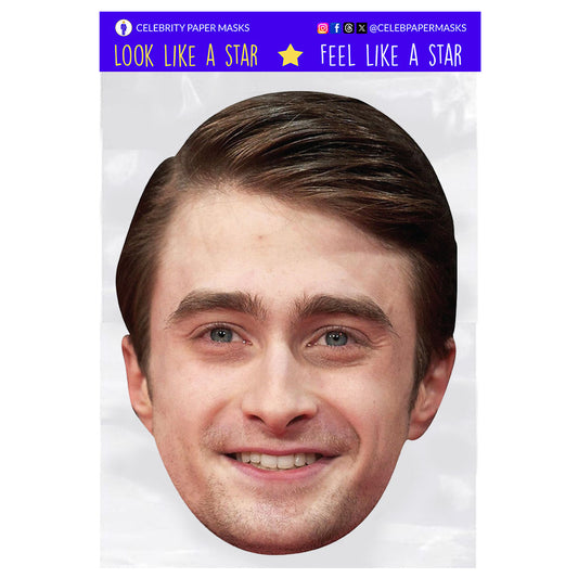 Daniel Radcliffe Mask Actor Celebrity Masks
