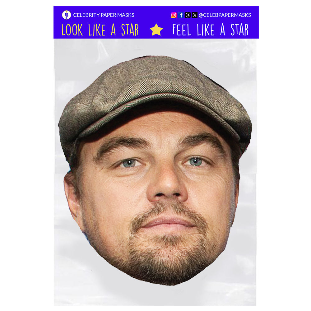 Leonardo DiCaprio Masks Actor Celebrity Mask