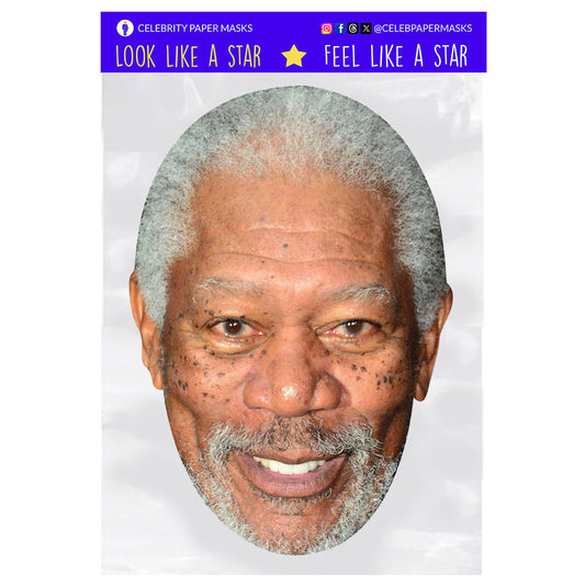 Morgan Freeman Mask Actor Celebrity Masks