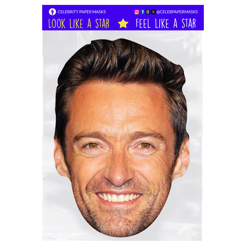 Hugh Jackman Mask Actor Celebrity Masks