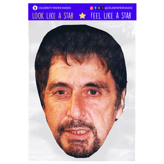 Al Pacino Mask Actor Celebrity Masks