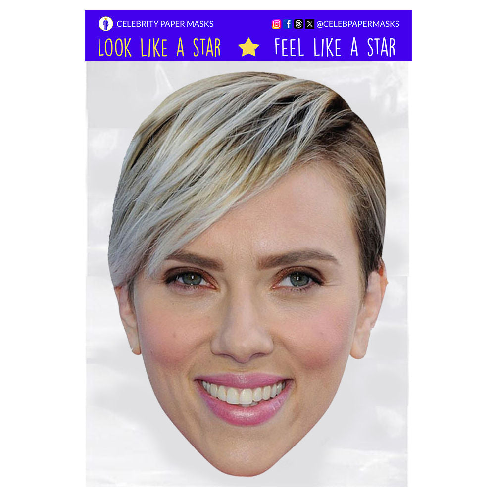 Scarlett Johansson Masks Actress Celebrity Mask