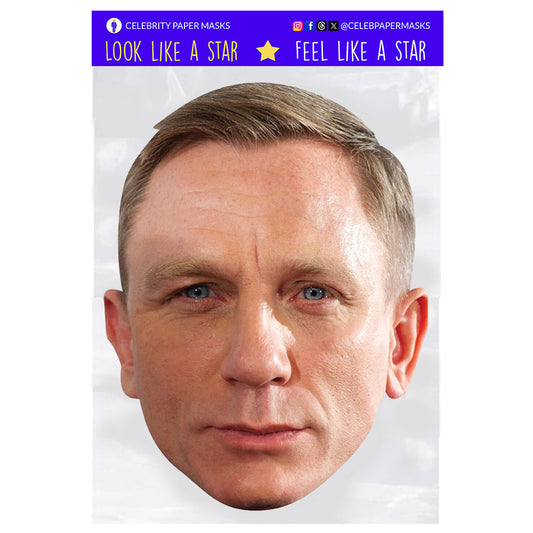 Daniel Craig Mask Actor Celebrity Masks