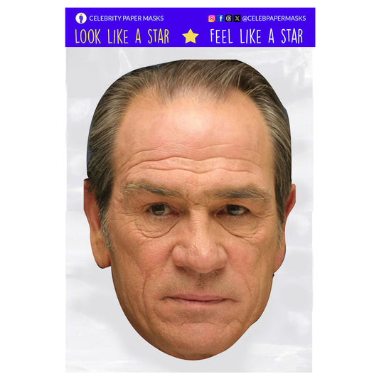 Tommy Lee Jones Mask Actor Celebrity Masks