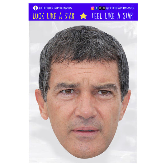 Antonio Banderas Mask Actor Celebrity Masks