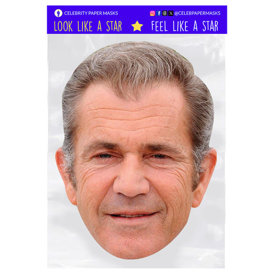 Mel Gibson Mask Actor Celebrity Masks