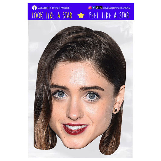 Natalia Dyer Mask Nancy Wheeler Stranger Things Celebrity Masks