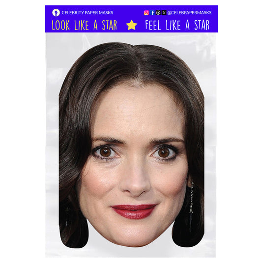 Winona Ryder Mask Joyce Byers Stranger Things Celebrity Masks