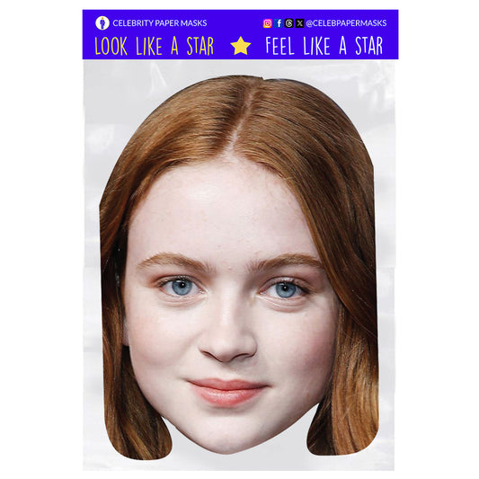 Sadie Sink Mask Charlie Heaton Stranger Things Celebrity Masks