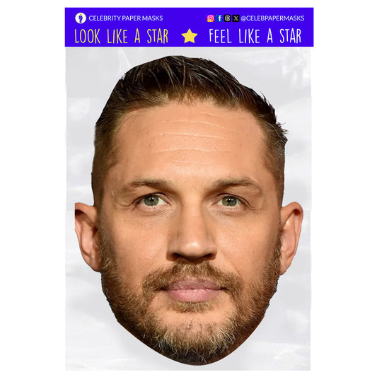 Tom Hardy Mask Lizzie Stark Peaky Blinders Actor Celebrity Masks