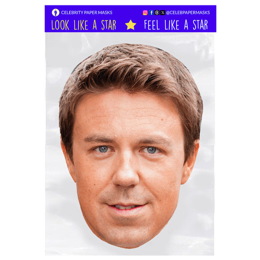 Andrew Buchan Mask Andrew Parker Bowles The Crown Celebrity Masks