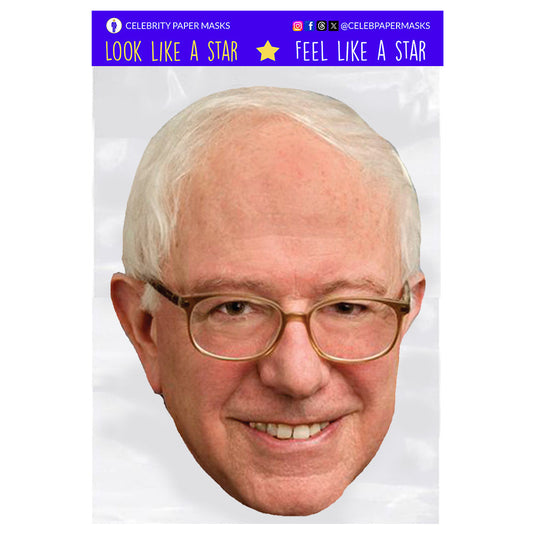 Bernie Sanders Mask Democratic Party United States Politician Masks