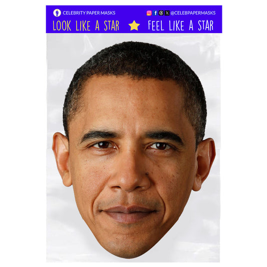 Barack Obama Mask Democratic Party United States Politician Masks
