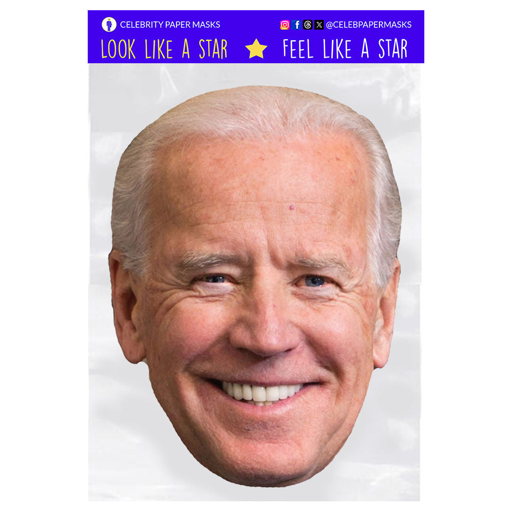Joe Biden Mask Democratic Party United States Politician Masks