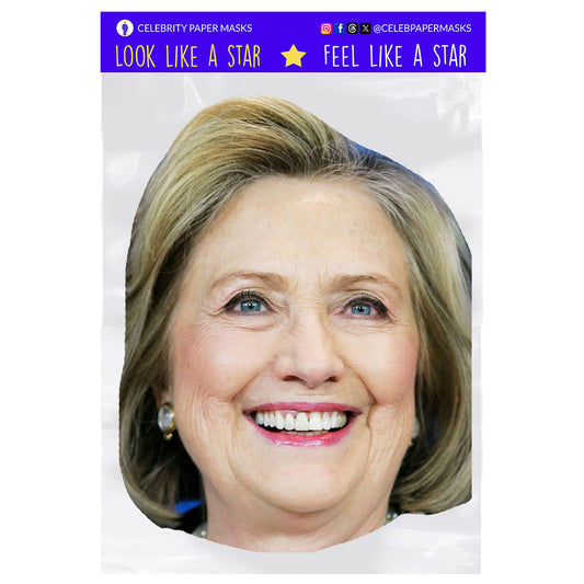 Hillary Clinton Mask Democratic Party United States Politician Masks