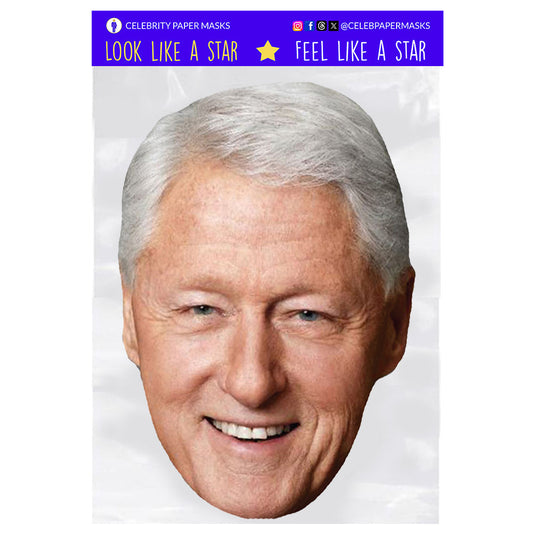 Bill Clinton Mask Democratic Party United States Politician Masks