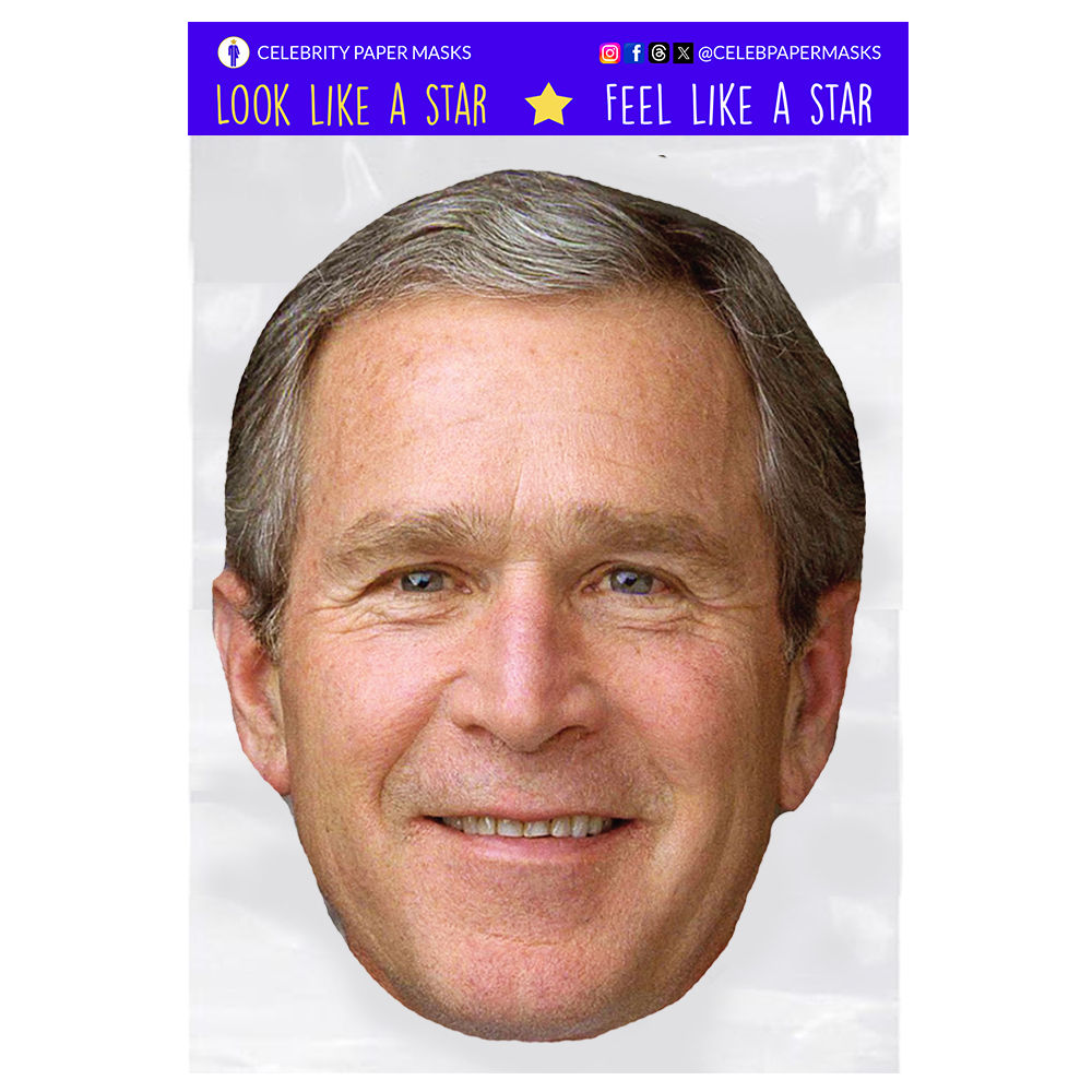 George W Bush Mask Republican Party United States Politician Masks ...
