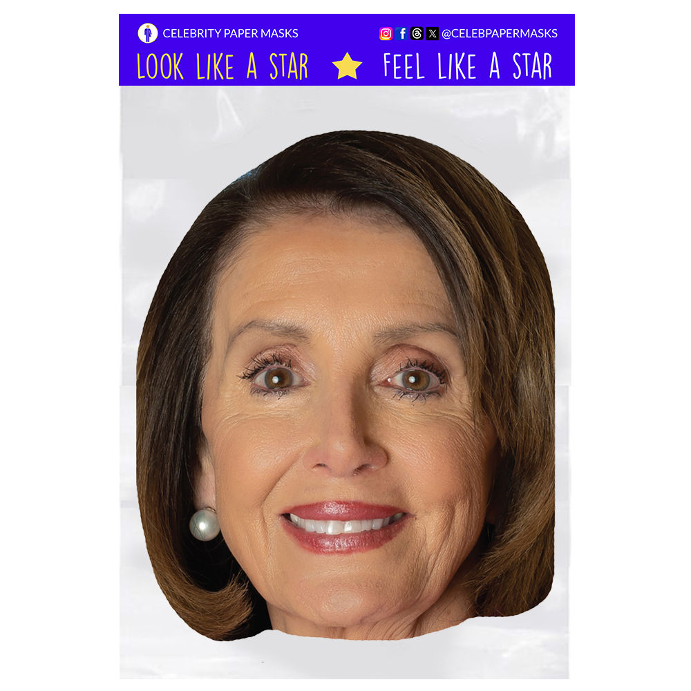 Nancy Pelosi Mask Democratic Party United States Politician Masks