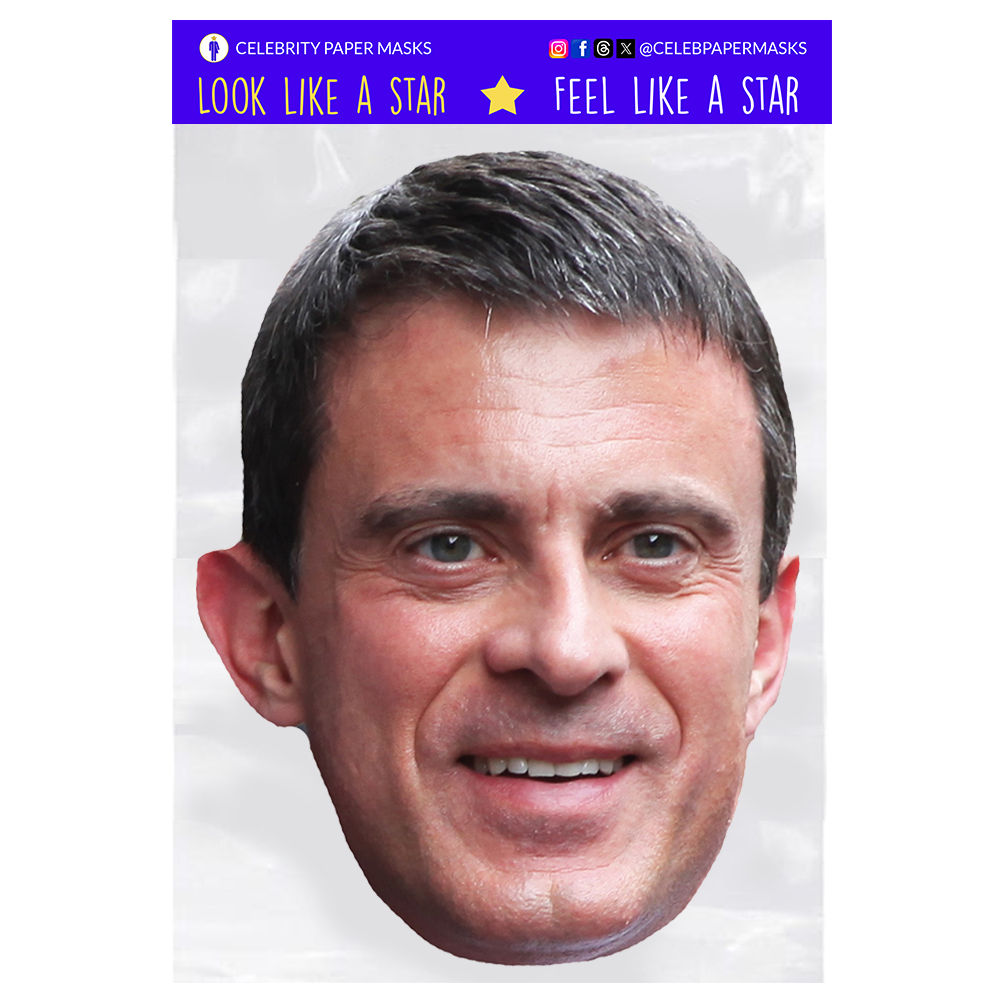 Manuel Valls Mask Renaissance France Politician Masks