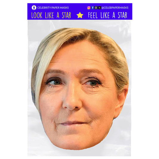 Marine Le Pen Mask National Rally France Politician Masks