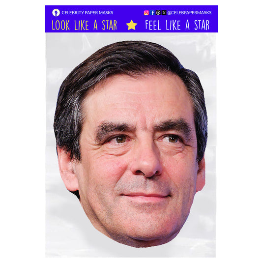 Francois Fillon Mask The Republicans France Politician Masks