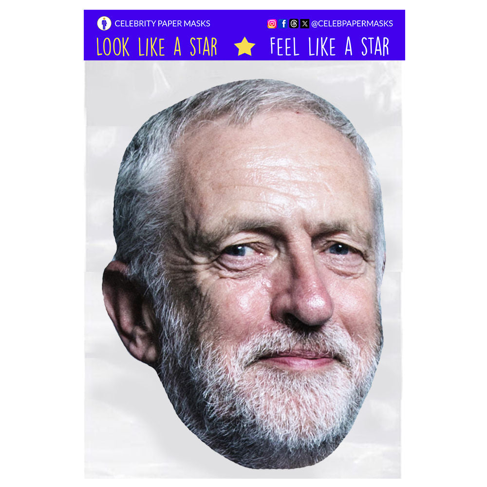 Jeremy Corbyn Mask Labour UK Politician Masks