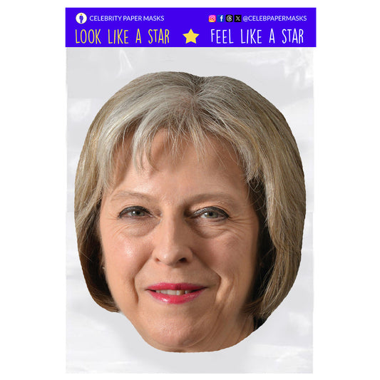 Theresa May Mask Conversative Party UK Politician Masks