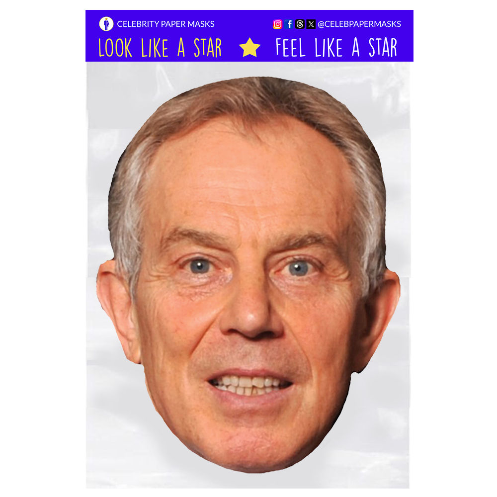 Tony Blair Mask Labour UK Politician Masks