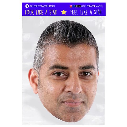 Sadiq Khan Mask Labour UK Politician Masks