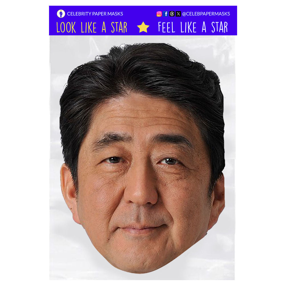 Shinzo Abe Mask Liberal Democrats UK Politician Masks