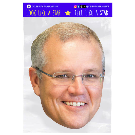 Scott Morrison Mask Liberal Australia Politician Masks