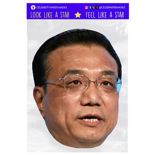 Li Keqiang Mask Communist Party of China China Politician Masks