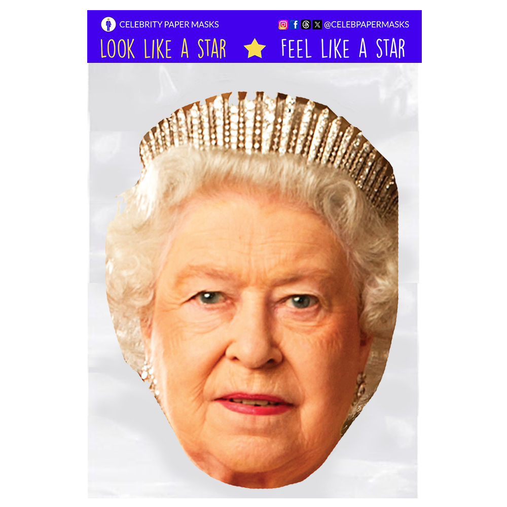Queen Elizabeth II Mask Queen Of England Royal Family Masks