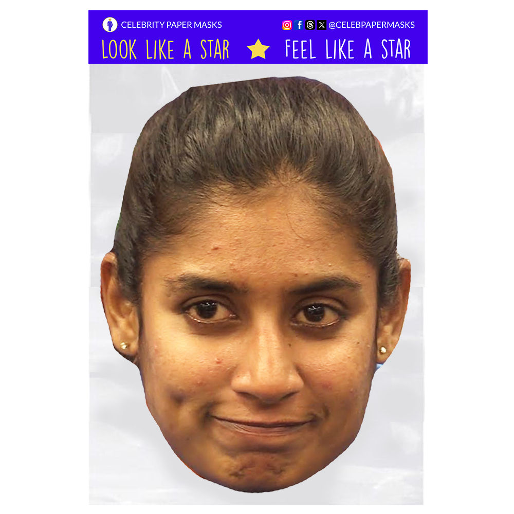 Mithali Raj Mask Cricket Womens Sport Masks