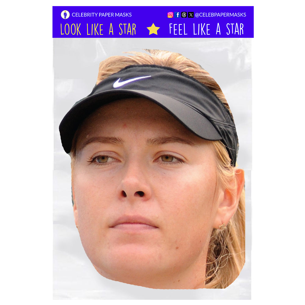 Maria Sharapova Mask Tennis Womens Sport Masks
