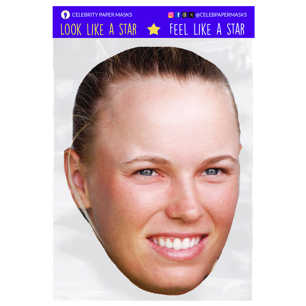 Caroline Wozniacki Mask Tennis Womens Sport Masks
