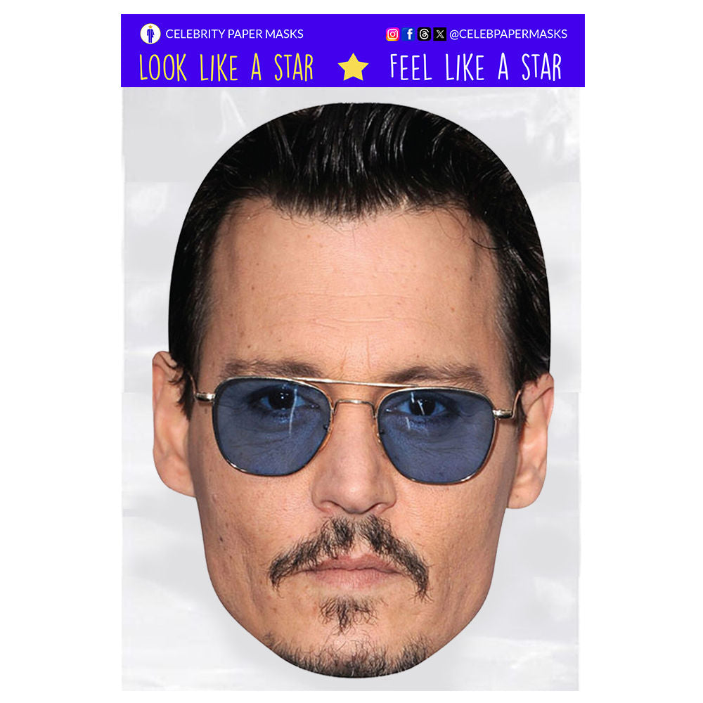 Johnny Depp Mask Actor Celebrity Masks