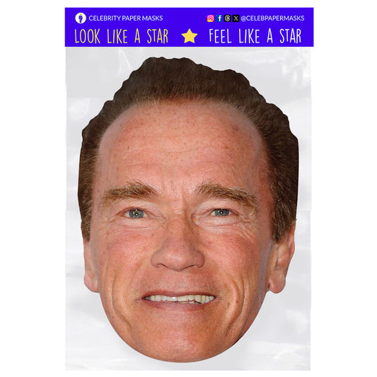 Arnold Schwarzenegger Mask Terminator Politician Celebrity Masks