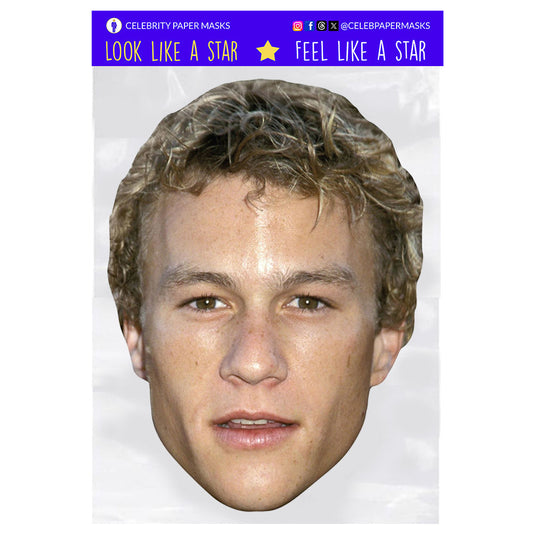 Heath Ledger Mask Actor Celebrity Masks