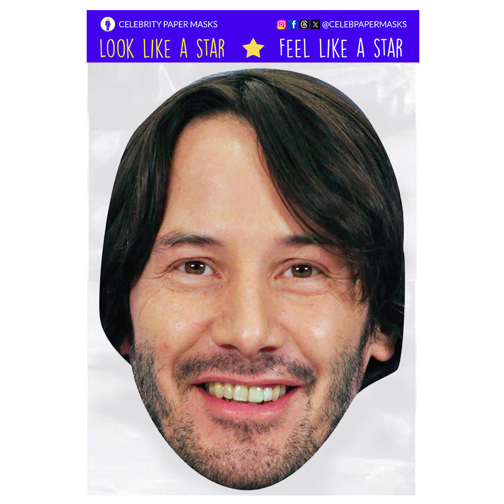 Keanu Reeves Mask Actor From The Matrix Celebrity Masks