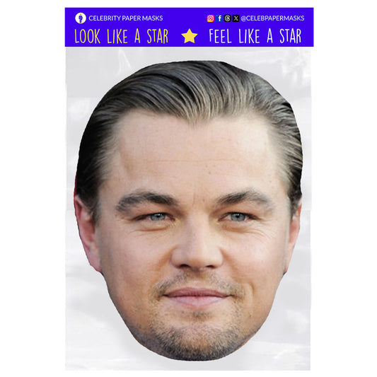 Leonardo DiCaprio Mask Actor Celebrity Masks