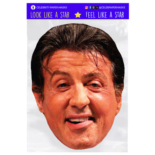 Sylvester Stallone Mask Actor Celebrity Masks